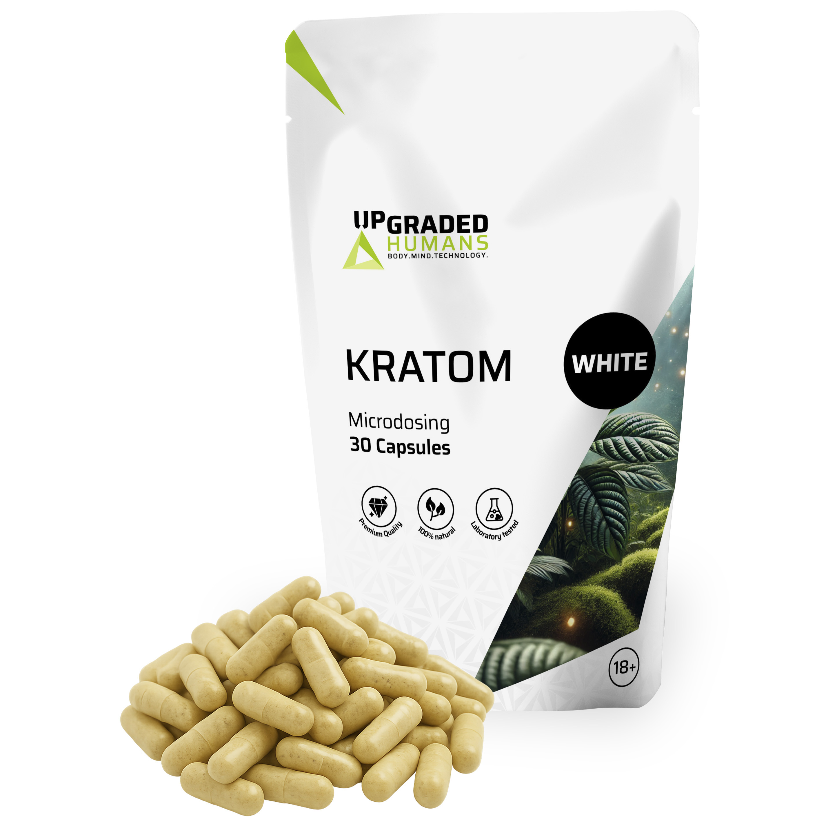 Kratom White Capsules (30 pcs.)